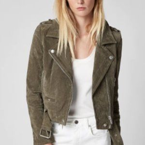 Blank NYC - Suede Jacket in Herb - Size L